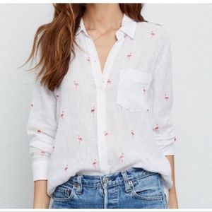 Rails Rocsi Flamingos Button Down